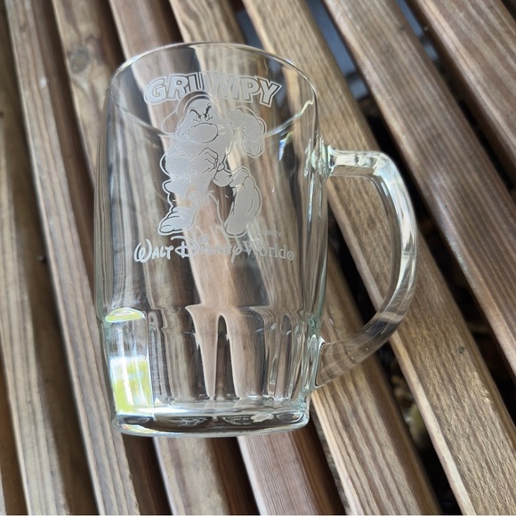 Walt Disney World Glass Mug Vintage Grumpy Engraved Dad Arriba Brothers Cup - Picture 14 of 15